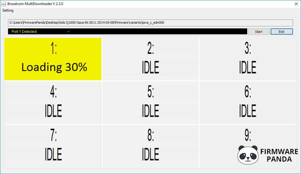 Flash Stock Firmware Broadcom MultiDownloader Tool - How to Flash Stock Firmware using Broadcom MultiDownloader Tool