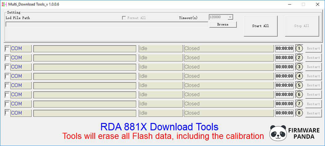 Flash Stock Firmware Multi IEdownload Tool - How to Flash RDA Bin ROM using Multi IEdownload Tool Flash Stock Firmware Multi IEdownload Tool - How to Flash RDA Bin ROM using Multi IEdownload Tool